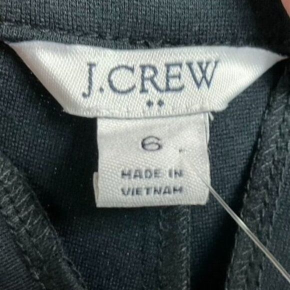 NWT J. Crew Factory Ponte Pant, size 6 (runs big), black, viscose/poly/elastane - Picture 11 of 14